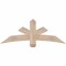 Ekena Millwork Alberta Smooth Timber Gable Bracket, Douglas Fir, 60"W x 22"H x 5 1/2"D x 5 1/2"F, 9/12 Pitch GBW060X22X0606ALB00SDF - alternate 1
